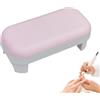 Generic Bracciolo Unghie Staccabile Portatile Silicone Morbido | Cuscino Poggia Mano Per Unghie Per Manicure Pedicure Casa Salone Pratica DIY Appassionati Tecnici Principianti, Donne E
