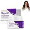 Eazerom Crema Notte Con Acido Ialuronico E Niacinamide | ,Crema Viso Antirughe E Idratante Per La Pelle Del Viso,Crema Antinvecchiamento Per Rughe Sottili E Macchie Scure