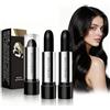 Virecose 2 Pezzi Stick di Tintura per Capelli Nero, Bastone di Colore per Capelli Tintura Temporanea, Temporaneo Impermeabile di Copertura per Uomini e Donne