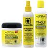 Generico Jamacican Mango & Lime Locking Gel 6oz con No Itch Grow Spray 8oz e Shampoo Tingle 8oz