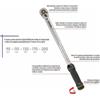 Proxxon Chiave dinamometrica MicroClick MC 200/Quickshift, 90-200 Nm, 1/2 23 335