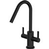 Bristan CSH EFSNK BLK Cashew Easyfit - Miscelatore monoblocco per lavello, colore: Nero