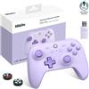 8Bitdo Ultimate 2C Wireless Controller per PC Windows e Android, Frequenza di Polling 1000Hz, Joystick Hall Effect/Hall Trigger, Paraurti L4/R4 Rimappabili, Funzione Turbo (Viola)