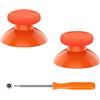 eXtremeRate Analogici per Xbox Series X/S Controller,Levette Analogiche Stick Ricambio per Xbox One S/X/Standard/Elite Joystick-Arancione