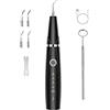 Ujhosld Sonic, pulitore dentale con luce LED, 5 modalità di pulizia, 3 testine sostituibili, per casa e viaggi, impermeabile IPX6