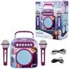Lexibook Disney Frozen Il Mio Altoparlante Portatile Segreto, con Microfono, Senza Fili, Jack aux-in, Porta SD, Funzione Karaoke, Blu/Viola, BTC050FZLXB