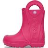 Crocs Unisex Bambino Handle It Rain Boot Kids Stivale, Candy Pink, 22/23 EU