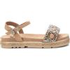 XTI 143999 Scarpe Donna Sandali Gioiello Zeppa Camel