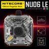 NITECORE NU06 LE luce di segnalazione sorgente Multi-luce LED Tactical Warning Head lamp USB-C ricaricabile per casco zaino bici auto