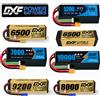 DXF Batterie Lipo DXF 2S 3S 4S 6S 7.4V 7.6V 11.4V 22.8V 11.1V 15.2V 14.8V 22.2V 5200Mah 9200Mah 6500mAh 8000mAh 7000mAh 10000mAh