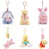 Potdemiel Graziosi Peluche Orsetto Winnie the Pooh a Forma di Fragola, Piccoli Portachiavi, Animali di Peluche, Decorazioni per Zaini Scolastici, Regali di Natale