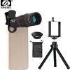 APEXEL Obiettivo zoom telescopio APEXEL 18X Obiettivo monoculare per fotocamera per telefono cellulare per iPhone Smartphone Samsung per campeggio, caccia, sport