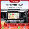 Ainavi Autoradio Per Toyota RAV4 2013 2014 2015 2016 2017 2018 2019 XA40 RHD Android 13 Auto Wireless Carplay Auto Multimedia DIN