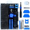 WOZOBUY Set di cacciaviti di precisione 115/122/160 in 1, kit di riparazione per computer con mini chiave e dispositivo di rimozione delle viti, per tablet, orologi, iPhone
