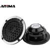 AIYIMA 2 Pezzi Altoparlante Midrange da 3 Pollici 4 Ohm 15W con Cono in Lana e Telaio in Alluminio, Altoparlante per Auto e Home Theater Full Range