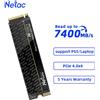 Netac SSD 1TB SSD NVME M2 7400 MB/s 512GB 2TB 4TB PCIE4.0 disco rigido interno a stato solido con dissipatore di calore per Laptop Playstation 5