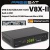 GTMEDIA FREESAT V8X2 Ricevitore satellitare 1080P DVB-S/S2/S2X,H.265 WIFI integrato,MARS/FUNCAM/CCAM TV Box con slot per scheda CA Smart Media STB