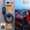 feyree Caricatore EV Feyree Tipo 2 3.5kW 16A, Set di Ricarica Portatile con Regolazione Corrente e Tempo di Ritardo, Cavo da 5M per Veicoli Elettrici