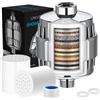 ctzszzmm Soffione doccia Depuratore d'acqua Filtro doccia domestico Rimozione cloro Scaldabagno Pre filtrazione Depuratore d'acqua