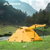 BISINNA Tenda da campeggio 4 stagioni con gonna da neve Tenda da palo in alluminio a doppio strato per 2 persone per zaino da esterno Escursionismo da picnic