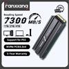Fanxiang S880R SSD NVMe M.2 2280 PCIe Gen 4 da 7450MB/s per Gaming, 4TB 2TB 1TB, Disco Rigido Interno a Stato Solido con Dissipatore di Calore per PS5