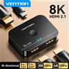 Vention Switcher HDMI 2.1 8K 60Hz 4K120Hz bidirezionale 2 in 1 uscita per TV Xiaomi Xbox PS5 4 Monitor compatibile HDMI Splitter HDMI