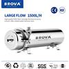 BROVA Sistema di filtraggio dell'acqua per tutta la casa UF ad alto flusso 1500L 0,01μm Membrana PVDF Acciaio inossidabile 304 riutilizzabile con durata di 5 anni