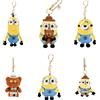 Potdemiel Peluche dei Minions dei Cartoni Animati, Animali di Peluche, Portachiavi in Peluche, Regali di Natale, Compleanno e Laurea per Bambini