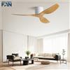 INTELLIGENT FAN Ventilatore da soffitto a LED moderno ed elegante da 45/52 pollici con telecomando leggero 3 pale Design moderno silenzioso per soggiorno camera da letto