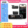 70mai Dash Cam a 3 Canali T800E 4K HDR Apertura F1.55 Supercondensatore Controllo Vocale GPS DVR per Auto 70mai T800E WiFi 6 5GHz