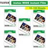 FUJIFILM 10-100 fogli Instax Wide Fujifilm bordo bianco carta nera pellicola da 5 pollici per Fuji Instant Camera 210 200 100 300 400 AF PhotoPaper