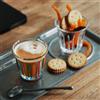 MHW-3BOMBER 6PCS Set Piccole tazze di vetro 90ml/240ml Bicchieri da latte Bicchieri per caffè espresso Tazza di vetro Cafe Bar Regali per le donne