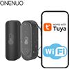 ONENUO Tuya Smart WiFi Sensore di temperatura e umidità Termometro esterno impermeabile per interni o IP65 Funziona con Alexa e Google Home Voice
