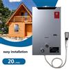 20L 40KW Riscaldatore di Acqua Calda Istantaneo Riscaldatore di Acqua A Gas Propano Caldaia Elettrodomestico Riscaldatore di Campeggio Esterna Con Soffione doccia Kit