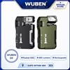 WUBEN Torcia Magnetica Multi-Colore WUBEN EDC G5 400 Lumen Ricaricabile USB-C Portachiavi Senza Mani per Campeggio, Riparazione Auto, Uso Domestico