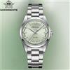 ADDIESDIVE Orologio di Lusso da Uomo in Acciaio con Vetro a Bolla, Movimento al Quarzo, Luminoso Blu BGW9, 100ATM, Orologio Analogico Reloj Hombre AD2066