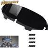 PowerMotor Moto Parabrezza Vento Deflettore 4.5' 4.8' 5' 8' per Harley Touring Street Glide Electra Glide Classic FLHX FLHTC 1996-2013