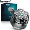 kensen Rasoio Elettrico Kensen S15 per Uomini Calvi, Testina Magnetica 6D, Impermeabile IPX6, Ricaricabile USB, Trimmer per Capelli e Barba