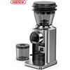 HiBREW Macinacaffè Elettrico HiBREW G3 Plus con Macine Coniche da 48mm, Compatto e Portatile per Caffè Espresso e Turco