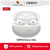 OPPO Enco X3s Silver, auricolari wireless con audio Dynaudio, versione UE, ANC 55 dB, doppio driver dinamico, autonomia della batteria 45 ore, LHDC 5.0 ad alta risoluzione, comandi multi-touch,
