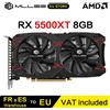 MLLSE Scheda Grafica da Gaming MLLSE RX 5500 XT 8GB, 128bit GDDR6, 8pin PCI-E 4.0, GPU AMD Radeon per Giochi, rx 5500xt 8gb, Scheda Video per Desktop