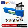 Batteria al Litio 18650 36V 100000mAh 10s3p 100000mAh 1000W 42V per Scooter Elettrico con Pacco Batteria, Spedizione in Francia