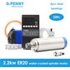 G-PENNY MACHINE Kit Motore Mandrino Raffreddato ad Acqua G-Penny 220v 2.2kw ER20, Inverter YL42 2.2kw, Supporto Mandrino 80mm, Pompa Acqua 75w, Pinza ER20