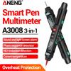 ANENG A3008 Multimetro Digitale Intelligente Professionale con Sensore a Penna, Tester 6000 Conti, Misuratore di Corrente, Voltmetro Senza Contatto