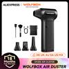 WOLFBOX DF200 Ventilatore Elettrico Potente Senza Fili, Soffiatore d'Aria a 3 Velocità Regolabili, Ventilatore Portatile per Auto/Casa/Esterni