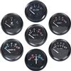 NONE Manometro per Auto 12V, Indicatore 2' 52mm per Temperatura Acqua, Temperatura Olio, Pressione Olio, Carburante, Voltaggio, Pressione Olio KG Psi, Amperometro con Staffa
