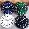 tandorio Nuovo Quadrante per Orologio da Pilota 29mm Senza Logo, Senza Data, Verde Luminoso per NH35 NH36 ETA 2824 Miyota 8215 821a, Parti per Orologi Subacquei e da Campo