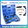 NONE Set di Attrezzi per Regolazione Motore Podofo per Mercedes-Benz M271 CLK C180K C200K, Kit di Bloccaggio Albero a Camme e Catena di Distribuzione