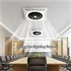 ludengchaoshi Nuovo Ventilatore da Soffitto Intelligente Senza Pale con Luce, Dimmerabile, Luce LED, Pannello in Cartongesso con Chiusura in Alluminio