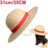 Bandai Cappello di paglia stile Luffy One Piece, taglia 31/35, cappello cosplay, nuovi accessori cosplay anime 2026, accessori per performance teatrali